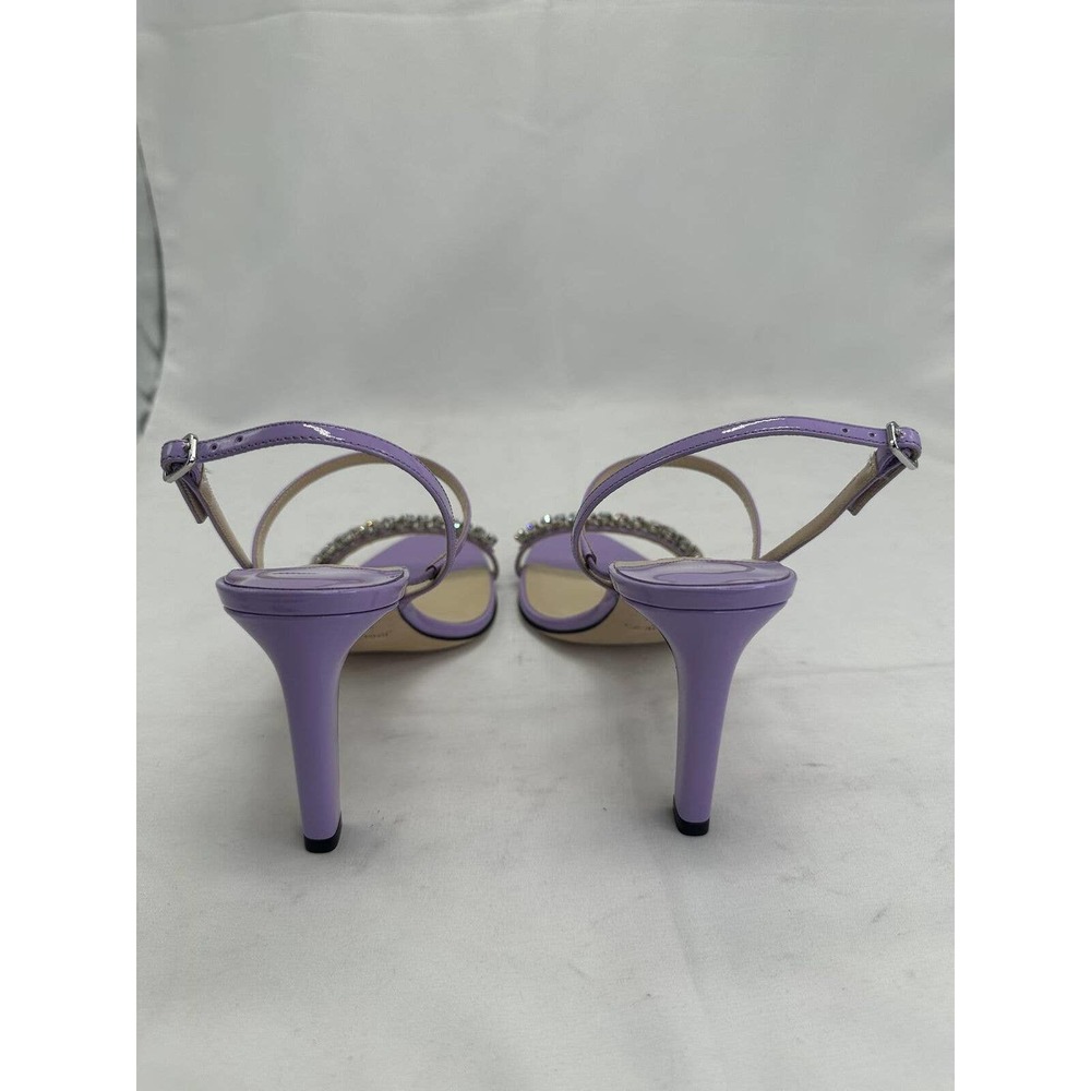 Jimmy Choo Lavender Crystal Strap Sandals - Picture 5 of 7